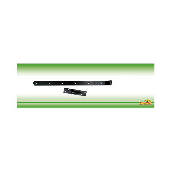 Blende "Metall Riegel Schwarz"